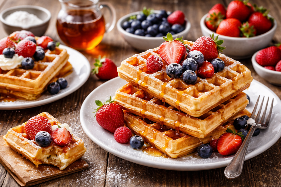 Бельгійські вафлі калорійність