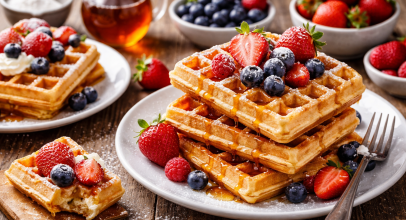 Бельгійські вафлі калорійність