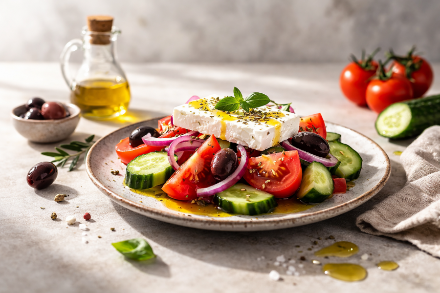 Грецький салат калорійність