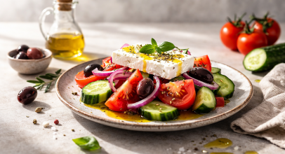 Грецький салат калорійність
