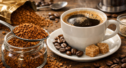 Кава розчинна без цукру калорійність