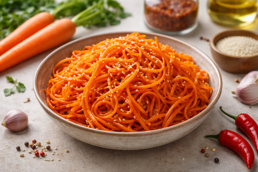 Морква по-корейськи калорійність