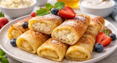 Налисники з сиром калорійність