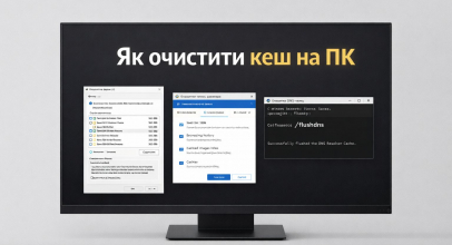 Як очистити кеш на ПК