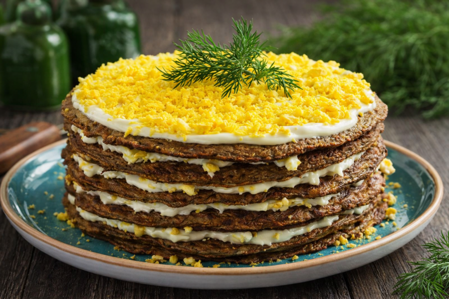 Печінковий торт калорійність