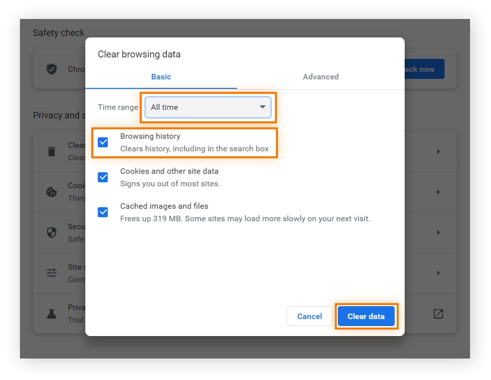 Як очистити кеш браузера на ПК